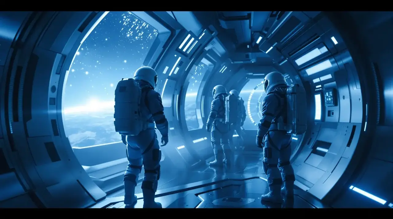 《深空回响》太空舱实景：在零重力里演戏 - 飘零影院精选